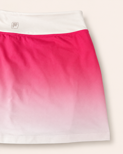 Pink Performance Ombré Tennis Skirt